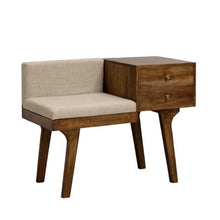 Charger l'image dans la galerie, Meuble d’entrée vide-poches avec banquette – Bois de manguier
