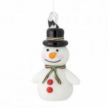Charger l'image dans la galerie, Boule de Noël en verre – Figurine Bonhomme de Neige
