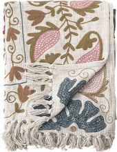 Charger l'image dans la galerie, Plaid CEVA – Rose, Bleu, Brun - Coton
