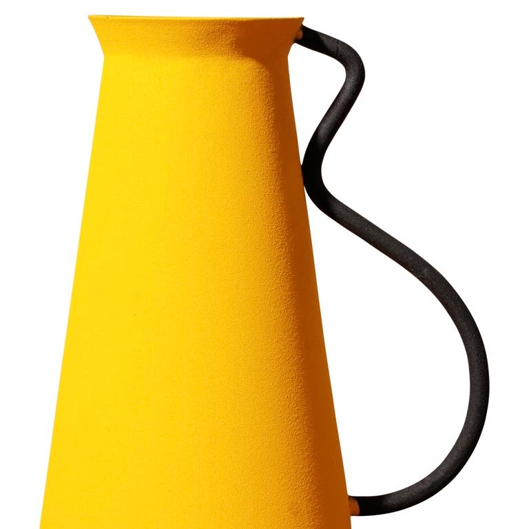 Vase jaune style graphique