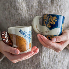 Charger l&#39;image dans la galerie, Hezha Tasse, Blue, Grès
