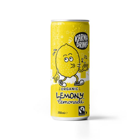 KARMA DRINKS - LEMONY CANETTE ALU 250ML