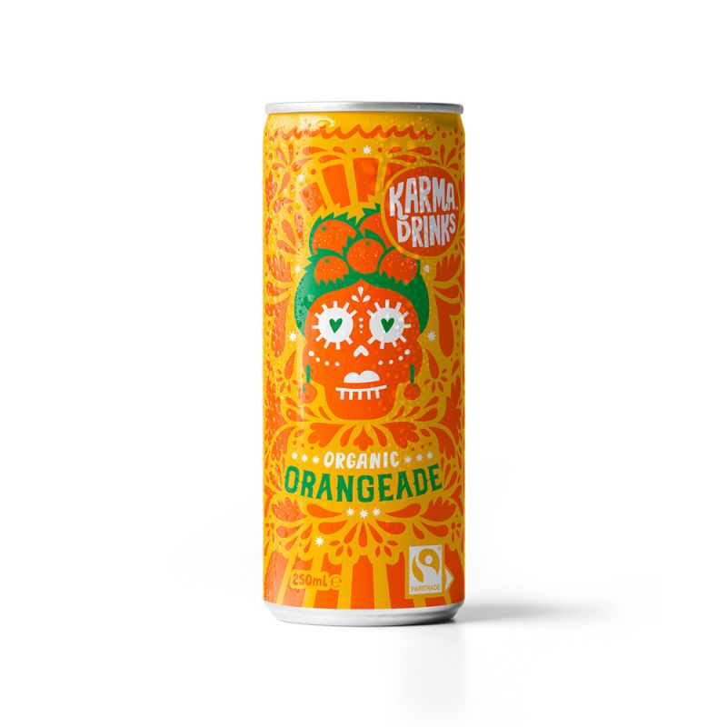 KARMA DRINKS - SUMMER ORANGE CANETTE ALU 250ML