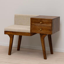 Charger l'image dans la galerie, Meuble d’entrée vide-poches avec banquette – Bois de manguier
