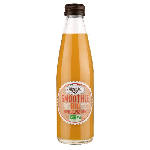 MENEAU - SMOOTHIE MANGUE PASSION BOUTEILLE VERRE 250ML