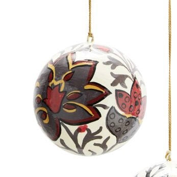 Boule de Noël peinte à la main