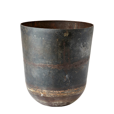 TREASURE cache pot Noir Ø9/19xH22 cm